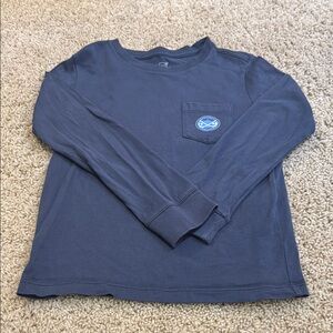 Vineyard Vines Boys Navy Blue Long Sleeve T-Shirt